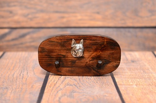 Boston terrier wooden - -,