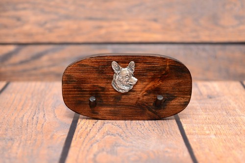 Welsh corgi cardigan wooden - cardigan,
